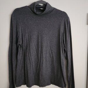 $ Frank And Oak Grey Long Sleeve Mock Neck | XL